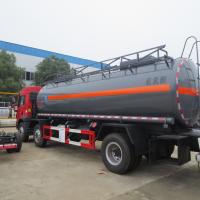 Quality Red FAW 15000L 8×4 Hydrochloric Acid Tanker Truck Diesel Fuel Type Manual for sale