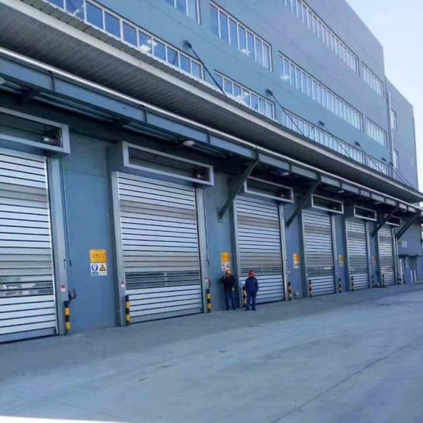 Quality Roll Up Aluminum Alloy Panel Workshop Security Doors Wind Load Max 30m / s for sale