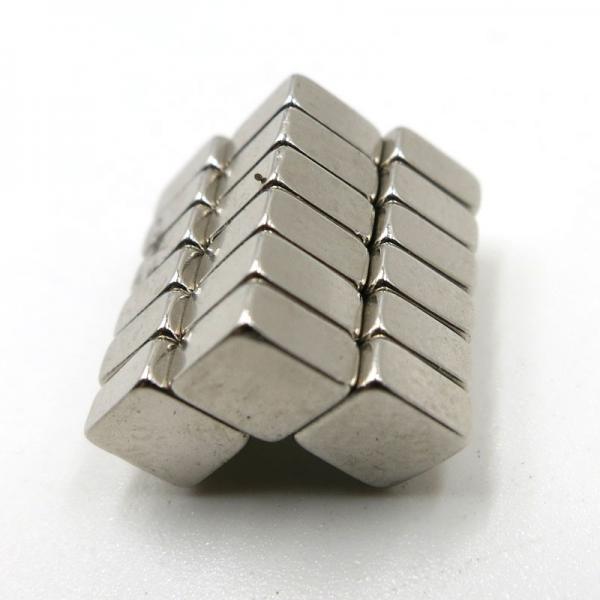 Quality Strong Rare Earth Neodymium Permanent Magnets Block N52 50mm x 50mm x 25mm for sale