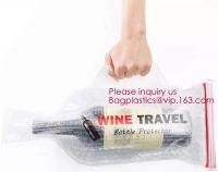 China Bottle Protector Bubble Travel Bag,Travel Trip Bag With Bubble Inside And Double ks,Sleeve Travel Bag - Inner Skin factory