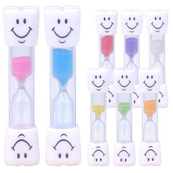 Quality Plastic Three Minute Sand Timer Hourglass Toothbrush Timer Traditional Design for sale