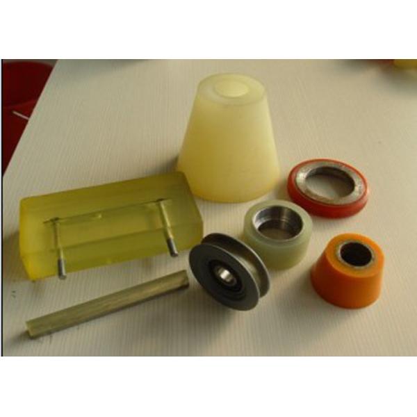 Quality Industrial Polyurethane Coating Parts Bushes Replacement for Conveyor Roller / Polyurethane Parts for sale