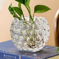 Quality Crystal Clear Home Decoration Glass Vase Lead Free Machine Pressed for sale