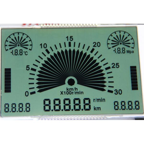 Quality Customized PIN Connector Vehicle TN Segment LCD Module LCD Screen 7 Segment LCD Display for sale