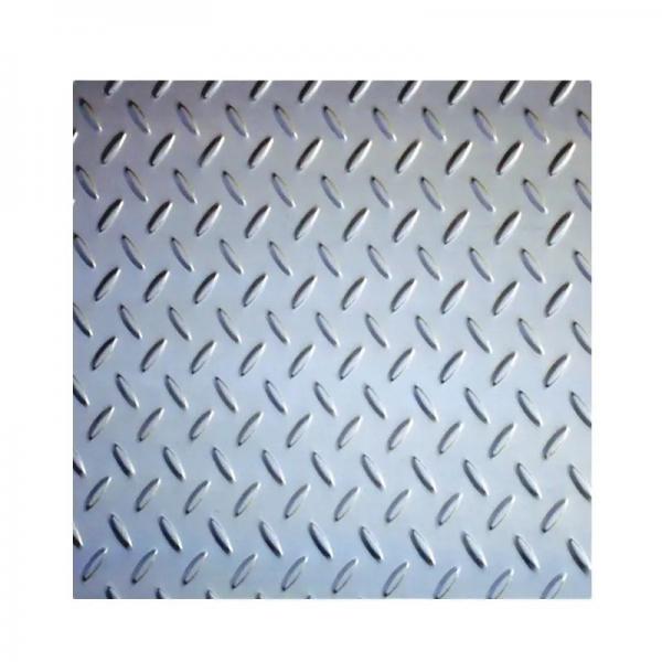 Quality Checkered Plate Stainless Steel Sheet 24 X 48 2400 X 1200 Patterned Textured 304 Ss 201 Sheet for sale