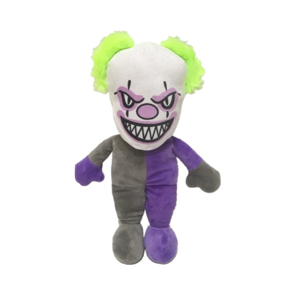 Quality 0.35M 13.78 Inch Evil Clown Doll Stuffed Toy Christmas Decoration Lighting Up for sale
