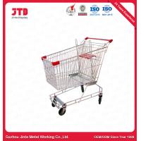 China Zinc Heavy Duty 4 Wheel Shopping Trolley factory