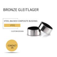 China Tin Or Copper Plating Dry Bushings Bronze Gleitlager Straight &amp; Shoulder ISO 3547 factory