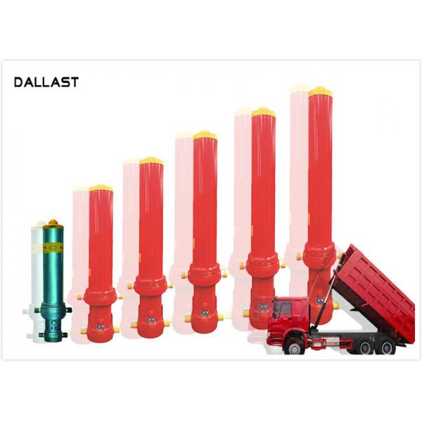 Quality Long Stroke Single Acting Hydraulic Cylinder for Dump Truck , Hydraulic Oil Cylinder for sale