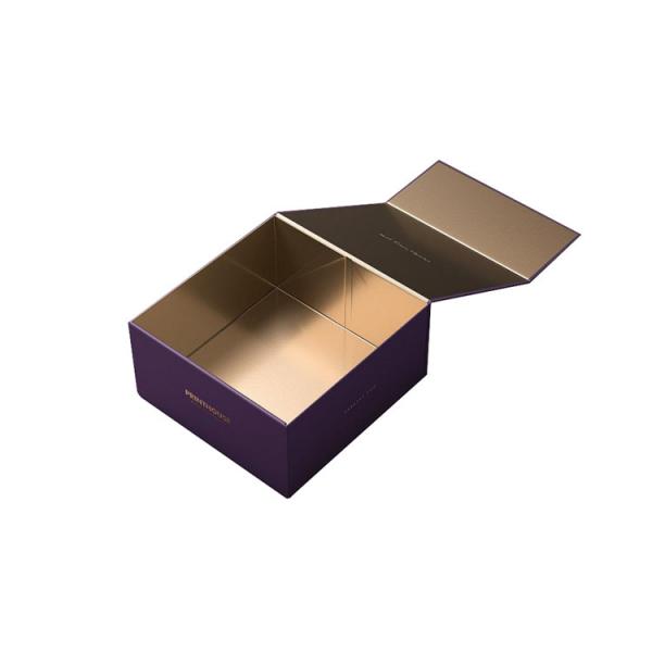 Quality Handmade Luxury Magnetic Gift Box , Cardboard Rigid Box With Magnetic Closing for sale