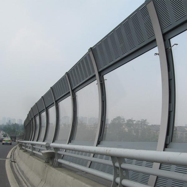 Quality 92% Light Transmission Cast Clear Acrylic Sheet Sound Noise Barrier for sale