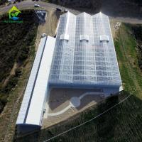 China Hot DIP Galvanized Steel Structure PC Sheet Greenhouse For Orchids Plants factory