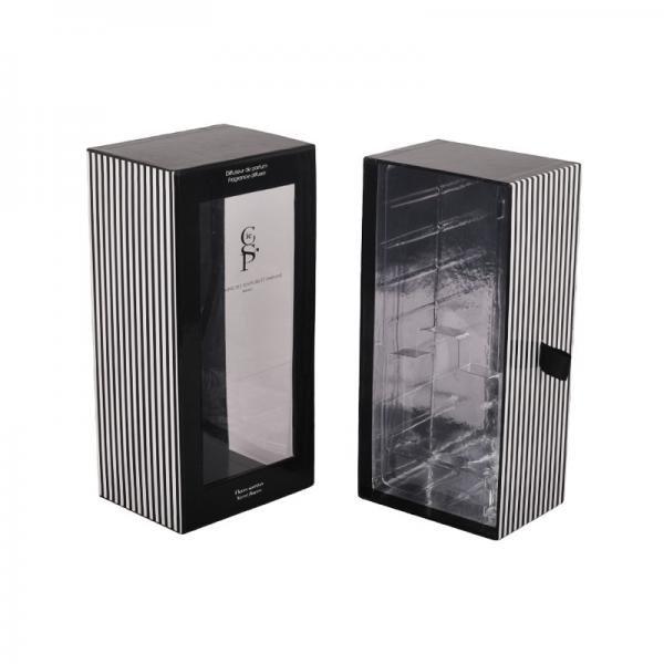 Quality Drawer Type Perfume Packing Box SBS Paper Material With Clear Window for sale
