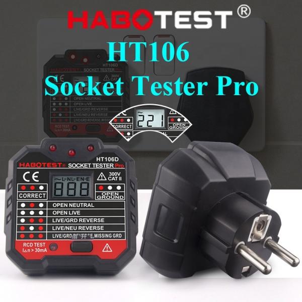 Quality RoHS EU Version 48 Volt Socket Tester With RCD Test for sale