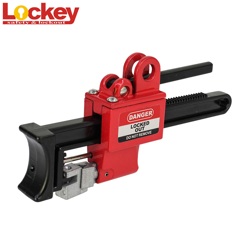 China Lockey Industrial Universal Ball Valve Lockout Devices Zinc Alloy With 1 Padlock factory