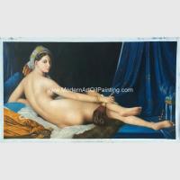 China Canvas People Oil Painting , Nude Woman Oil Painting Reproduction On Linen factory