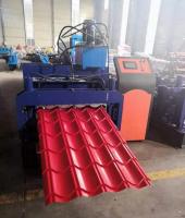China Metal Glazed Tile Roll Forming Machine 3kw 3.5 Tons Capacity High Efficiency factory