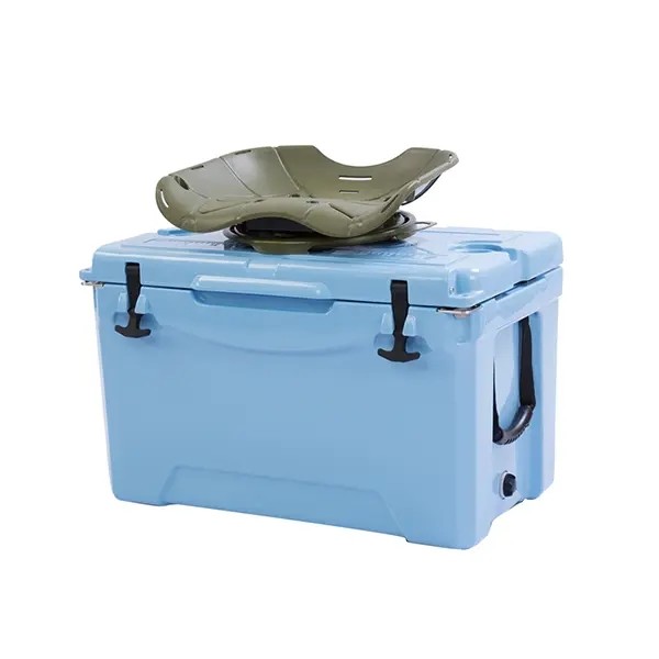 Quality Customized 50L Rotomolded Cooler Box , Fishing Plastic Insulated Ice Box for sale