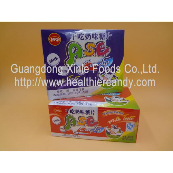 Quality Various Candy Shapes Green Milk Tablets Lowest Calorie For Entertainments GMP for sale