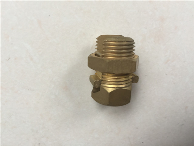 China Precise Design Split Bolt Connector Copper Ground Clamp / Copper Wire Clamp factory