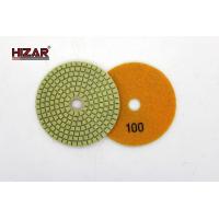 China 4 Wet / Dry Diamond Polishing Pad With Backer Pad For Marble And Granite Floor Edges Countertop Polishing factory