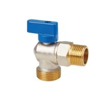 Quality 90 Degree Manual Rotation Brass Angle Stop Valve OEM ODM OBM for sale