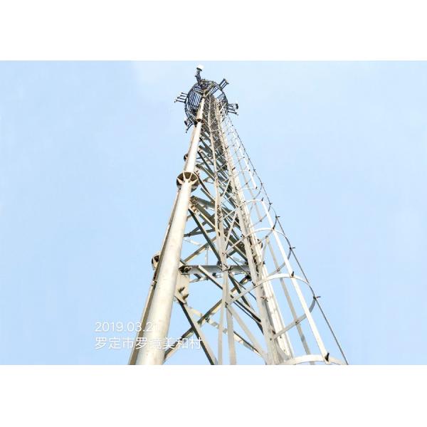 Quality 25m 80m Q355 Hot Dip Galvanized Steel Tower 3 Legged Self Supporting for sale