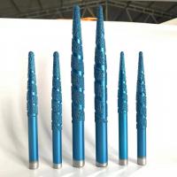China Brazed diamond carving tools blue cnc router bit for marble Carving stone caring factory
