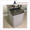 China Soft Close 27L T0.8mm Stainless Steel Trash Can factory