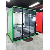 China 4 People Phone Booth Portable Soundproof Office Vocal Studio Booth factory