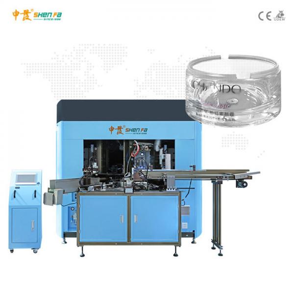 Quality SF-SHR460 Four Color Screen Printing Machine For Cosmetic Jars for sale