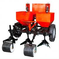 China Potato Seeding Machinery Tractor Garlic Planter Sweet 3 Point 2 Rows For 120hp Seed Farms factory
