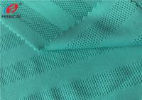 China Polyester Spandex Striped Sports Mesh Fabric 180GSM Power Net Fabric factory
