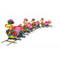 China Large Capacity Outdoor Riding Train Set , Kids Ride On Toy Train With Tracks factory