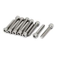China In Stock M3 To M6 Din 912 Stainless Steel Hexagon Socket Screws 1Mm Hexagon Screw factory