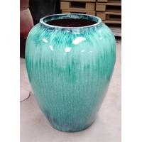 China 50x64cm Glazed Large Outdoor Ceramic Pots For Plants factory