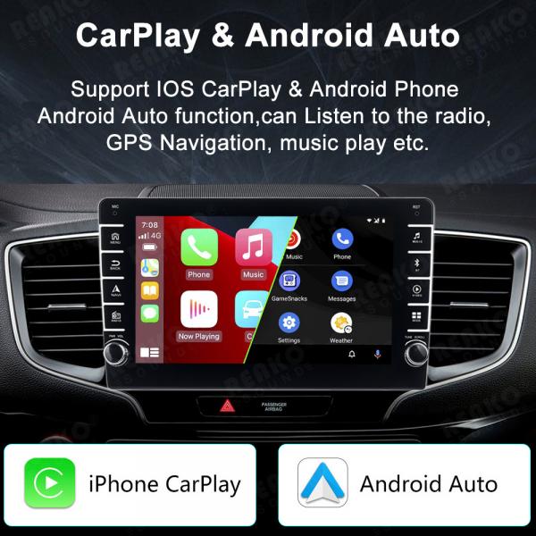 Quality Dual Knobs 1 Din Navigation System Carplay Autoradio Rear View 9 Inch Android for sale