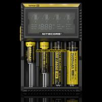 China Nitecore D4 LCD intelligent battery charger for IMR/Li-ion/Ni-MH/Hi-Cd and LiFePO4 rechargeable batteries factory