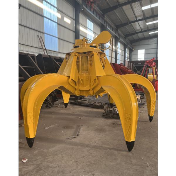 Quality High Efficiency Hydraulic System Crane Grab Bucket For Scrap Steel Easy To Handle for sale