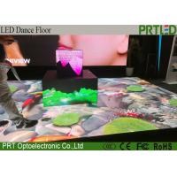 China Waterproof Portable LED Dance Floor P4.81 Interactive LED Floor For Wedding Events for sale