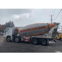 Quality 15m3 Second Hand Concrete Mixer Trucks , Ready Mix Concrete Truck SINOTRUCK 8x4 for sale