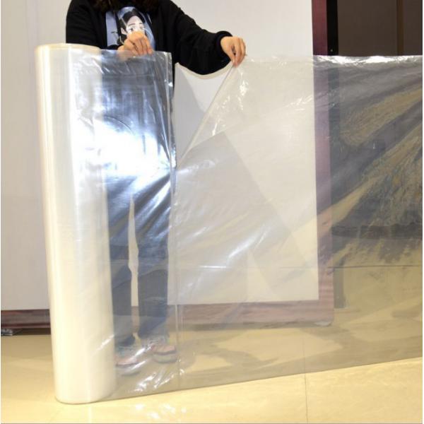Quality Soft PE Film Roll Wrapping Transparent 100cm Width 30Kg For Mattress Packaging for sale