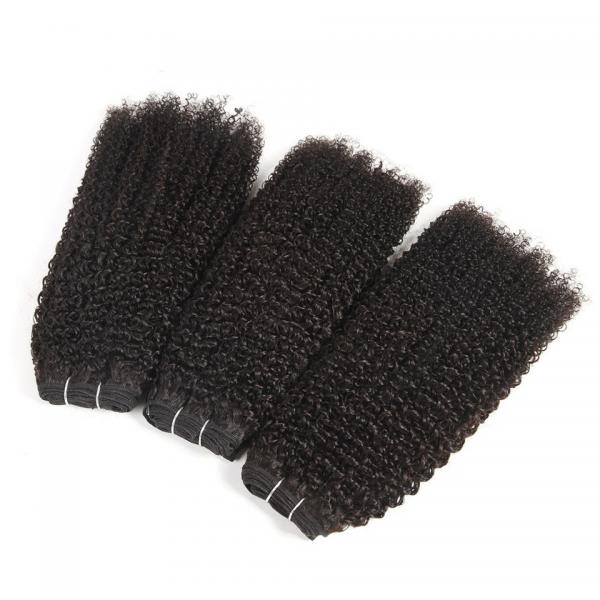 Quality Jerry Curly Virgin Human Hair Bundles No Fiber 7A Grade Hair CE/BV/SGS for sale