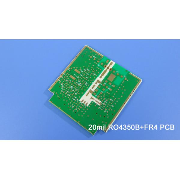 Quality 4 Layer Hybrid PCB Made On 20mil RO4350B and FR-4 for GPS Transceiver for sale