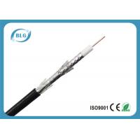 China Tri Shield Digital Flexible Coaxial Cable For TV Foam Polyethylene Insulation factory