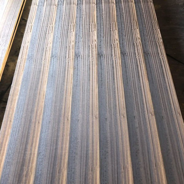 Quality 0.50mm Smoked Veneer Eucalyptus Quarter Cut Figured Wood Coverings for sale