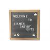 China Double Sides Letter Peg Board , Magnetic White Leaving Message Sign Boards factory