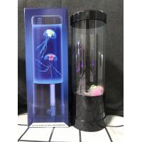 Quality 10" Luminous Jellyfish Lamp Color Changing LED OEM Decorative Desk Light for sale