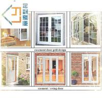 Quality Casement UPVC Window Profiles Rectangular High Security Custom Design for sale