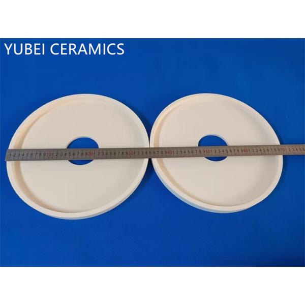 Quality Industrial Mechanical Alumina Ceramic Rings White Wear Resistant for sale